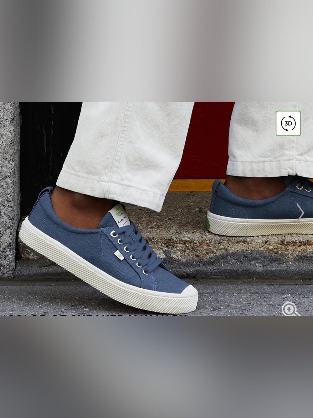 CARIUMA OCA LOW SHADOW BLUE CANVAS SNEAKERS 40 EU 9 US